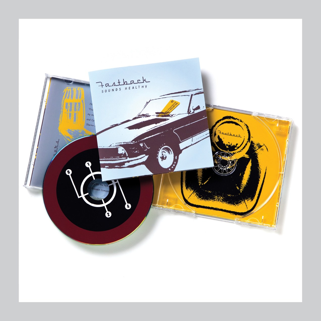 Fastback "Sounds Healthy" cd packaging